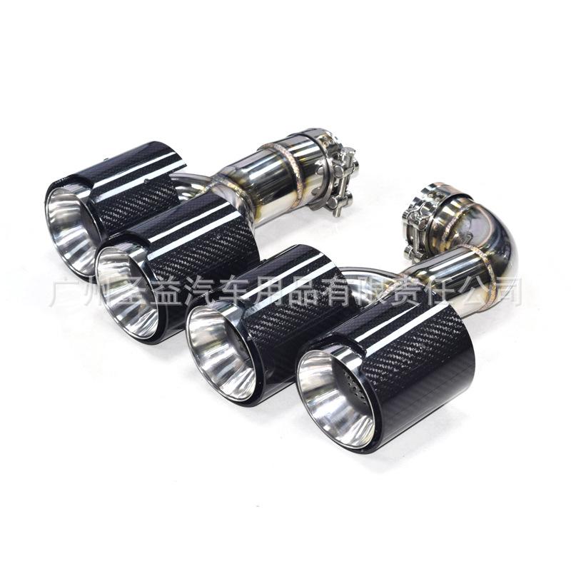 Thunder Edition Carbon Fiber Akrapovic Quad Exhaust Tailpipe for BMW X3/X4