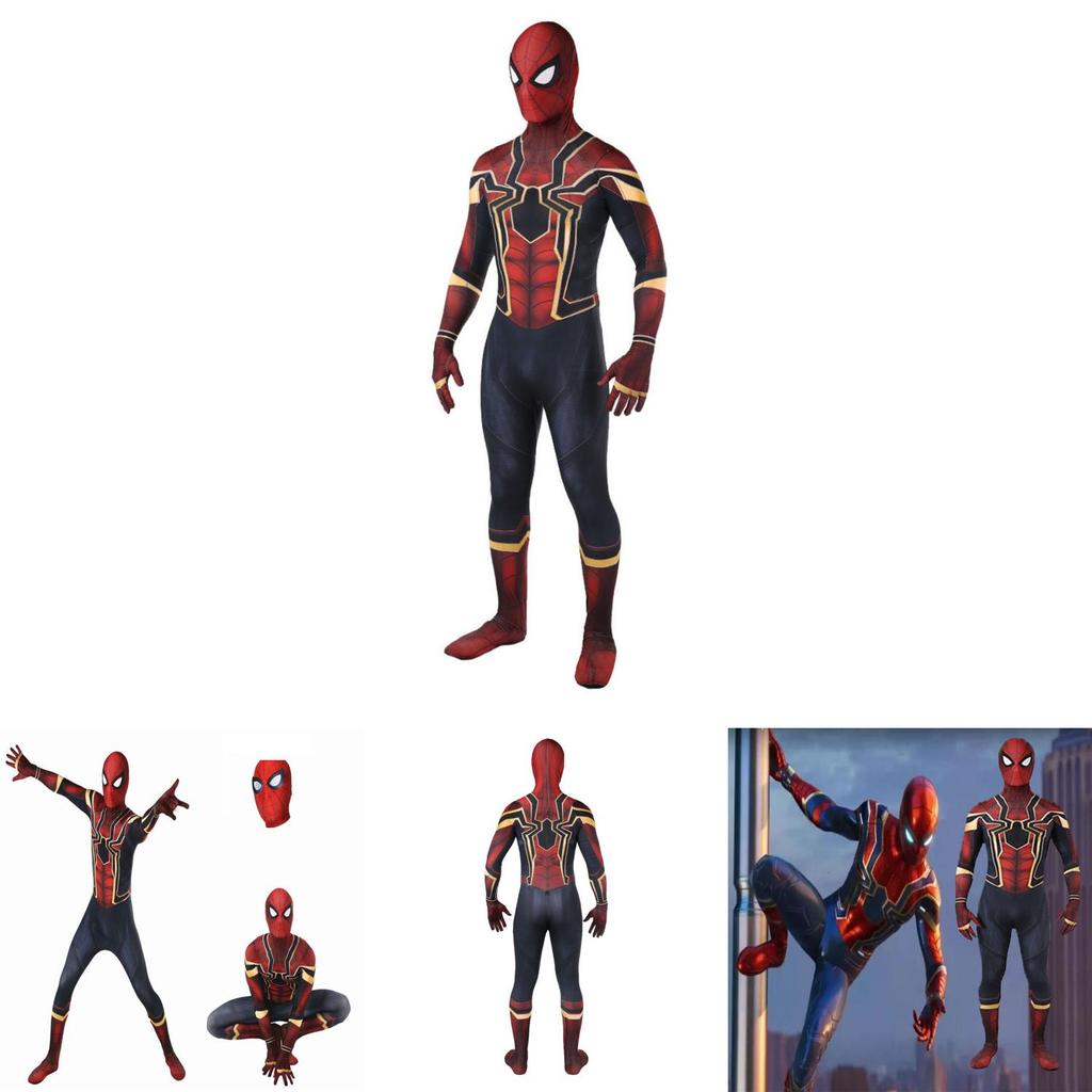 Spider-man Homecoming Iron Spiderman Suit Superhero Costume For Kids And Adults