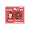 Mobile Suit Gundam Pin Zaku [Pin Badge] Set/Char & Char's