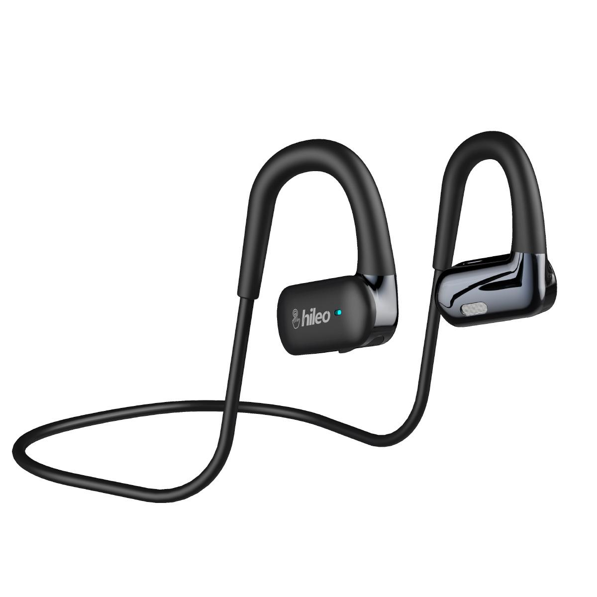 

HILEO Hi77 Air Conduction Open Ear Bluetooth-compatible Headphones Sports Wireless Earphones Black
