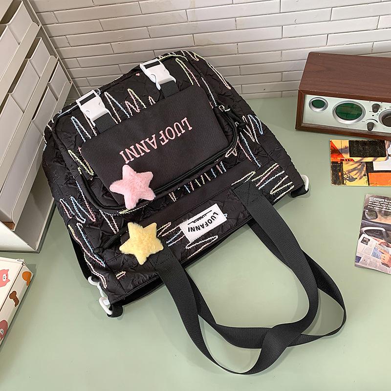 New High-value College Style Fresh and Sweet Backpack Junior High School Students Lightweight Large-capacity Backpack