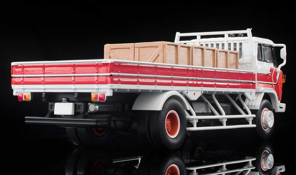 Tomica Limited Vintage Neo Scale Hino KB324 Finished 312895 1/64 LV-N44d Truck, White/Red, Model,