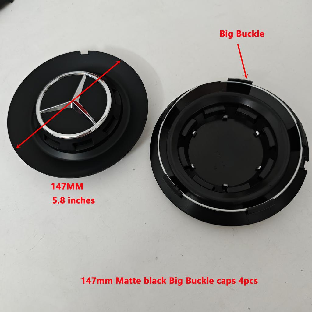 4PCS Aluminum Car Wheel Center Hub Caps for Mercedes-Benz A45S C63S E63S AMG GT GTS C190 Auto Styling Accessories