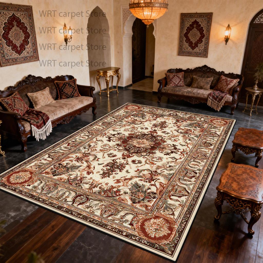 Bohemian Retro CARPET FOR Living Room American Style Ethnic Decoration Soft Large Rugs Bedroom Washable Floor Mat Customizable