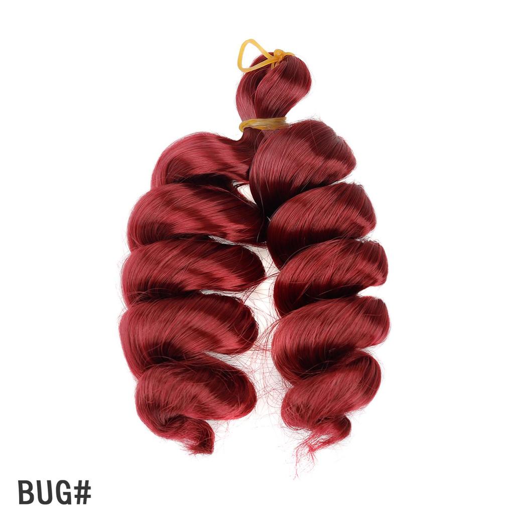 Short French Curly Crochet Hair Loose Wave Synthetic Braiding Hair Extensions for Black Women