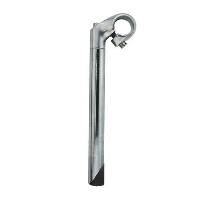 UPANBIKE Bike Aluminum Gooseneck Stem Stem, 22.2mm/25.4mm, Alloy, Shape, 40mm/80mm (40mm220mm30°, Silver)