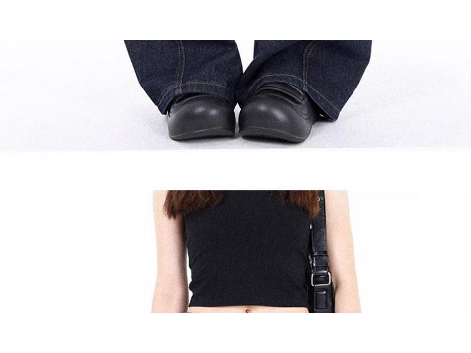 Unisex American Wide-Leg Baggy Scythe Jeans, Washed Silhouette, Spring/Autumn 2025 Style.