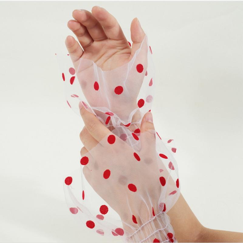 Nail Art Photo Glove Polka Dot Nail Fake Cuff Nail Photography Decorative Sleeves Fashion Nail Art Accessories Photography Props