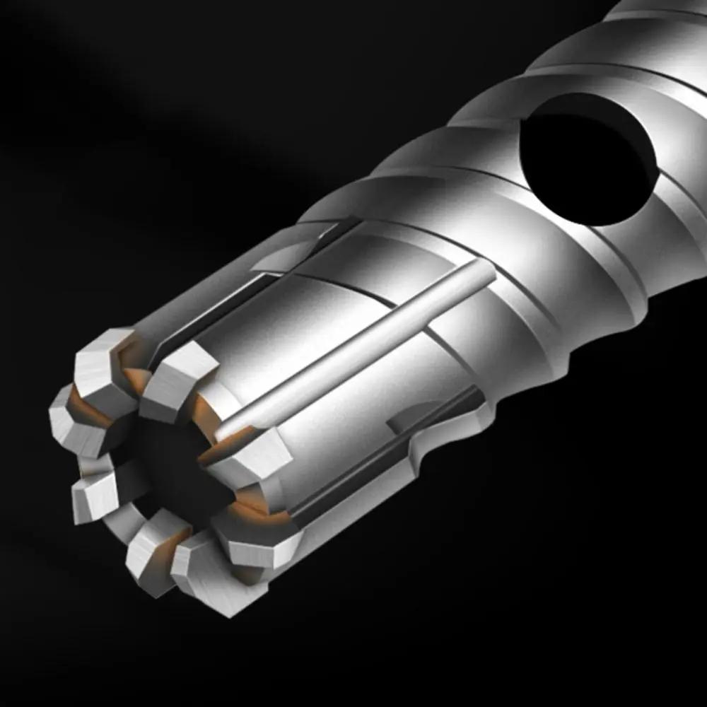 SDS-Plus Rebar Drill Bit High Hardness Carbide Rebar Cutting Drill Wear-resistant High Efficiency Electric Hammer Drill Bit