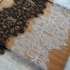 300cm Eyelash Lace Fabric Bearded Edge Handmade Wedding Embroidery Lace Trim Sewing Material Handmade Lace Clothing Decoration