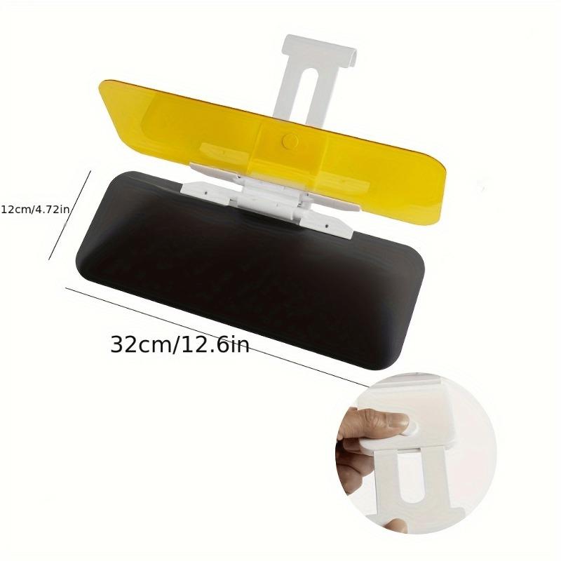 Two-In-One Car Sun Visor Polarized Sun Visor Transparent Anti-Glare Adjustable Day Night Driving for Auto Safety Driving