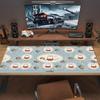 Miffy Color Mouse Pad Large Gaming Table Cushion Non-slip Laptop Tablet Big Mousepad XXL Mat Mini PC Playmat With Lock edge