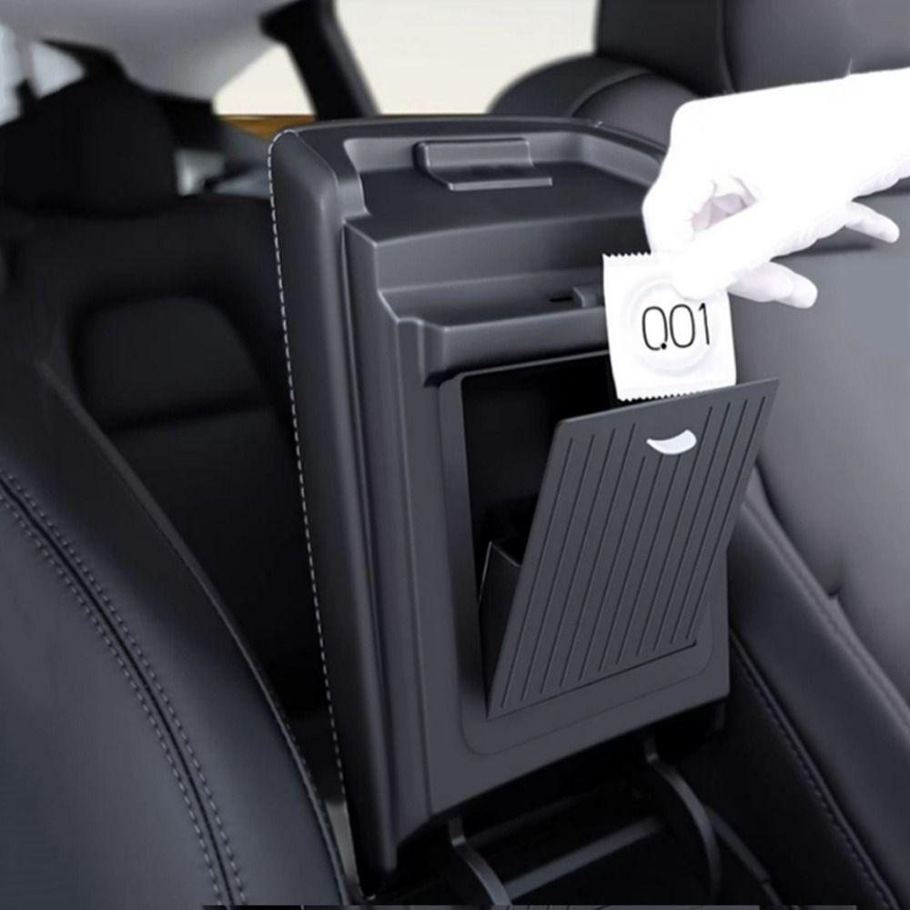

Plastic Armrest Holder Box Protective Privacy Storage Box Armrest Hidden Storage Box for Car чорний