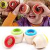1 Pcs Wooden Educational Magic Kaleidoscope Baby Kid Learning Toy