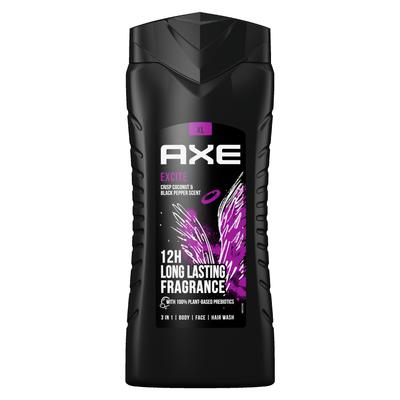 Axe Excite Shower Gel For Men, 3-In-1, All Day Fresh 400