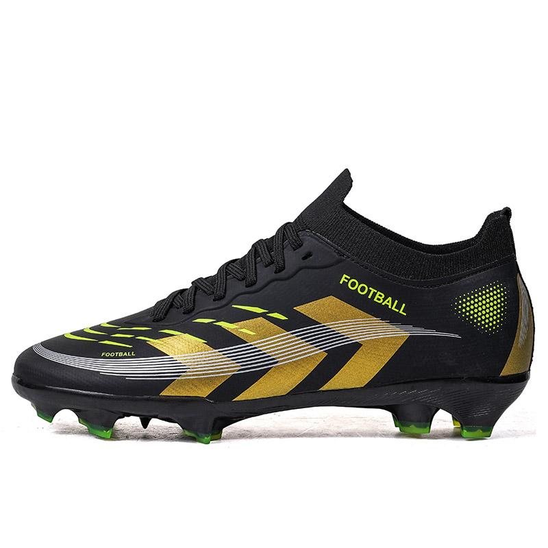 

Professional Soccer Shoes Men s Football Boots Outdoor Sports Cleats Teen TF/FG Long Spikes Artificial Grass Training Footwear 45
