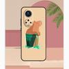 Capybara Spa Case For Huawei P30 Pro P50 P40 P20 Lite P Smart 2019 Nova 5T Honor X8 X7 X9 50 70 Cover