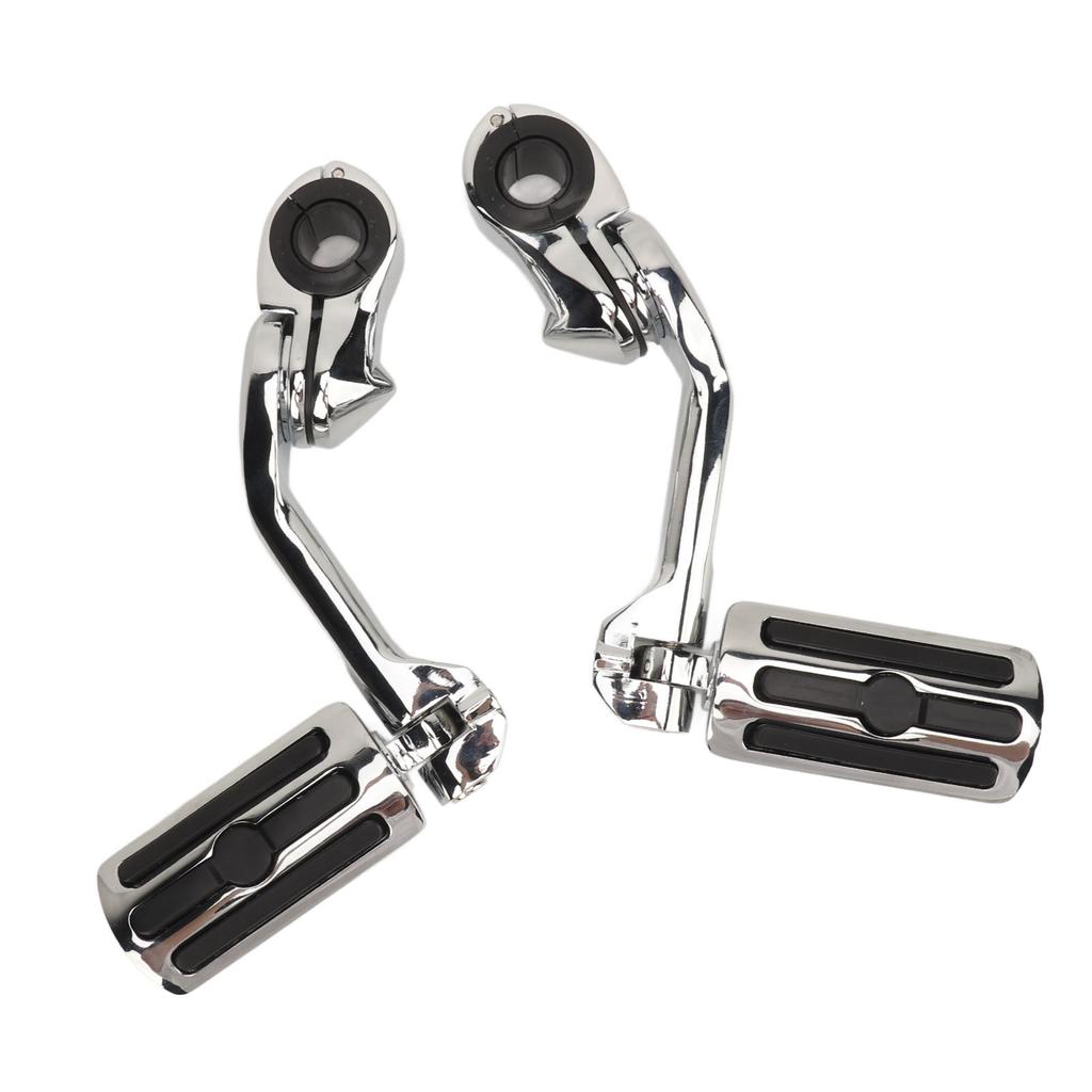 2Pcs Motorcycle Highway Foot Peg Chrome Adjustable Durable Comfortable Highway Foot Peg Pedal for Davidson