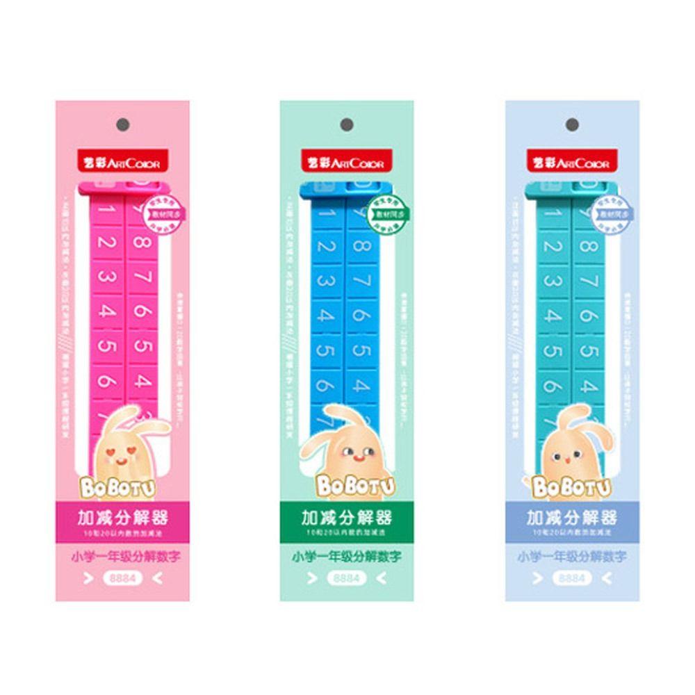 Random Color Subtraction Ruler Within 20 Addition Ruler Math Decomposition Ruler  School Supplies