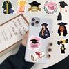 50PCS Graduation Season Sticker Landscape Decompression Phone Coffee Laptop Luggage Waterproof Graffiti Graduation Decals
