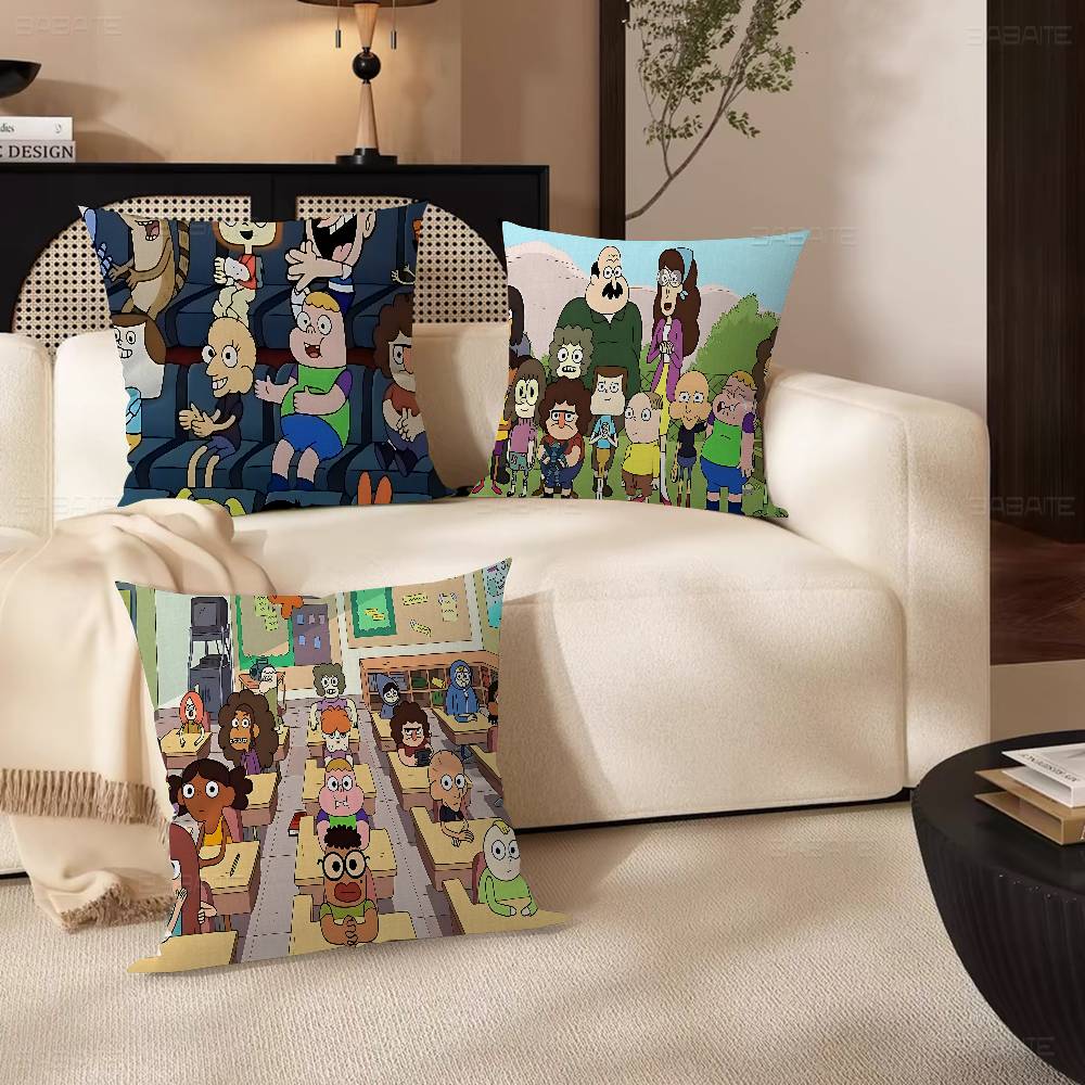 Classic Cartoon C-Clarence TV Cushion Cover Inches Farmhouse Decor Home Throw Pillow Covers For Couch Decorations