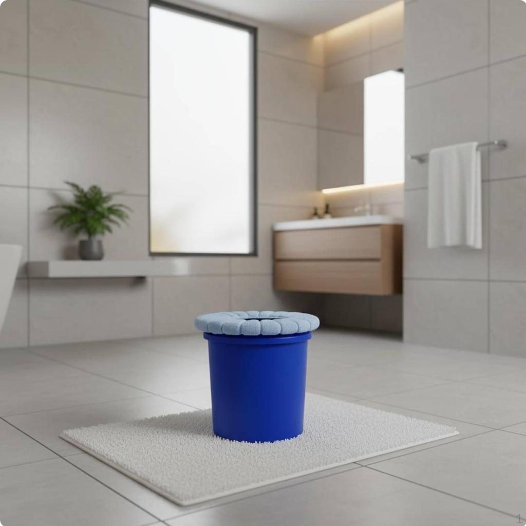 Tragbarer Toilettendeckel Universell Passend Eimer Toilettensitz Verdicktes Material Camping