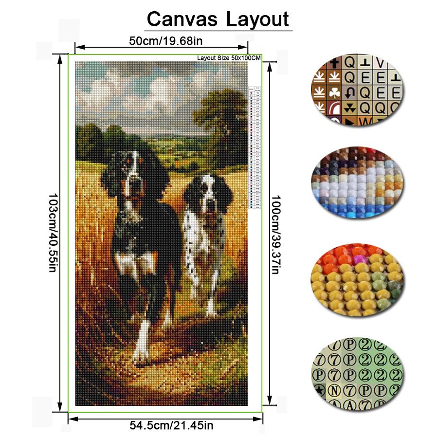 Dog and Cat Large Size Diamond Painting New Collection Pet Animals Diy Full Square Round Drill Rhinestone Embroidery Mosaic Cross Stitch Kits