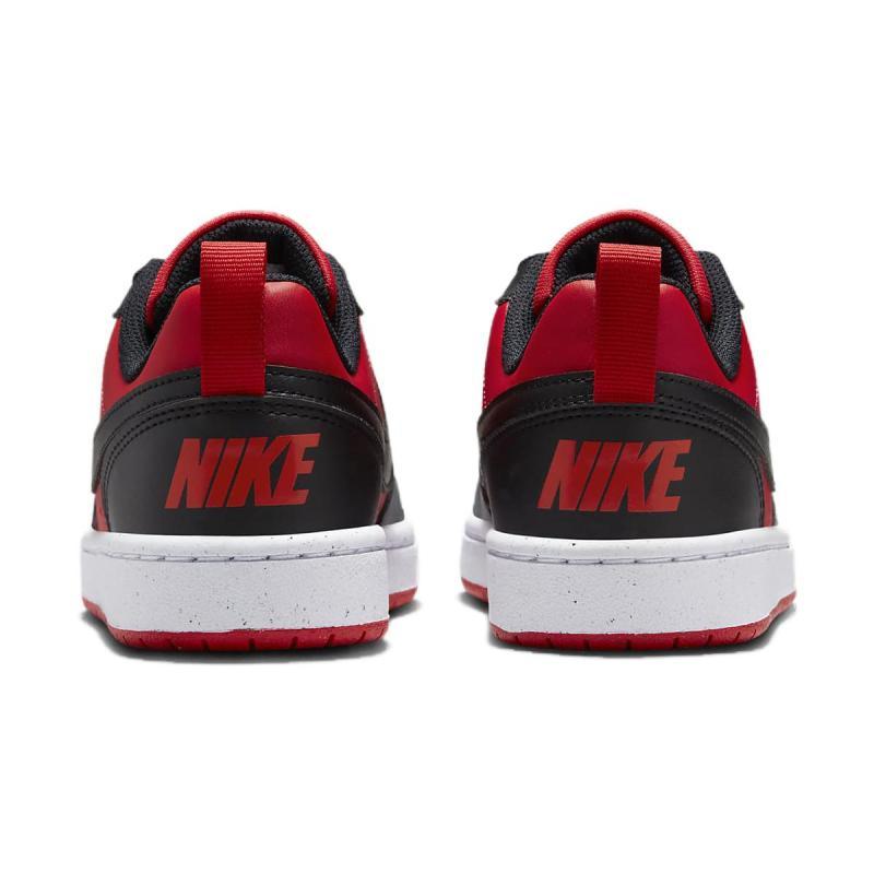 Nike Court Borough Low Recraft GS 'Black University Red' Sneakers DV5456-600