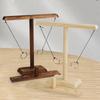 Handmade Wooden Hook & Ring Toss Game For Adults, Classic Pub & Backyard Party Game, Indoor Outdoor Fun With Easy Storage