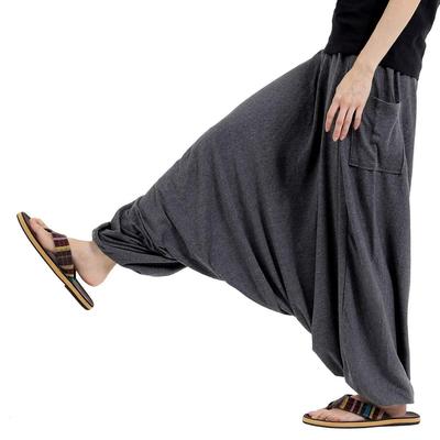 Okinawa Giken Sarouel Pants Aladdin Pants Thai Pants Men's Women's Unisex Toro Toro Black