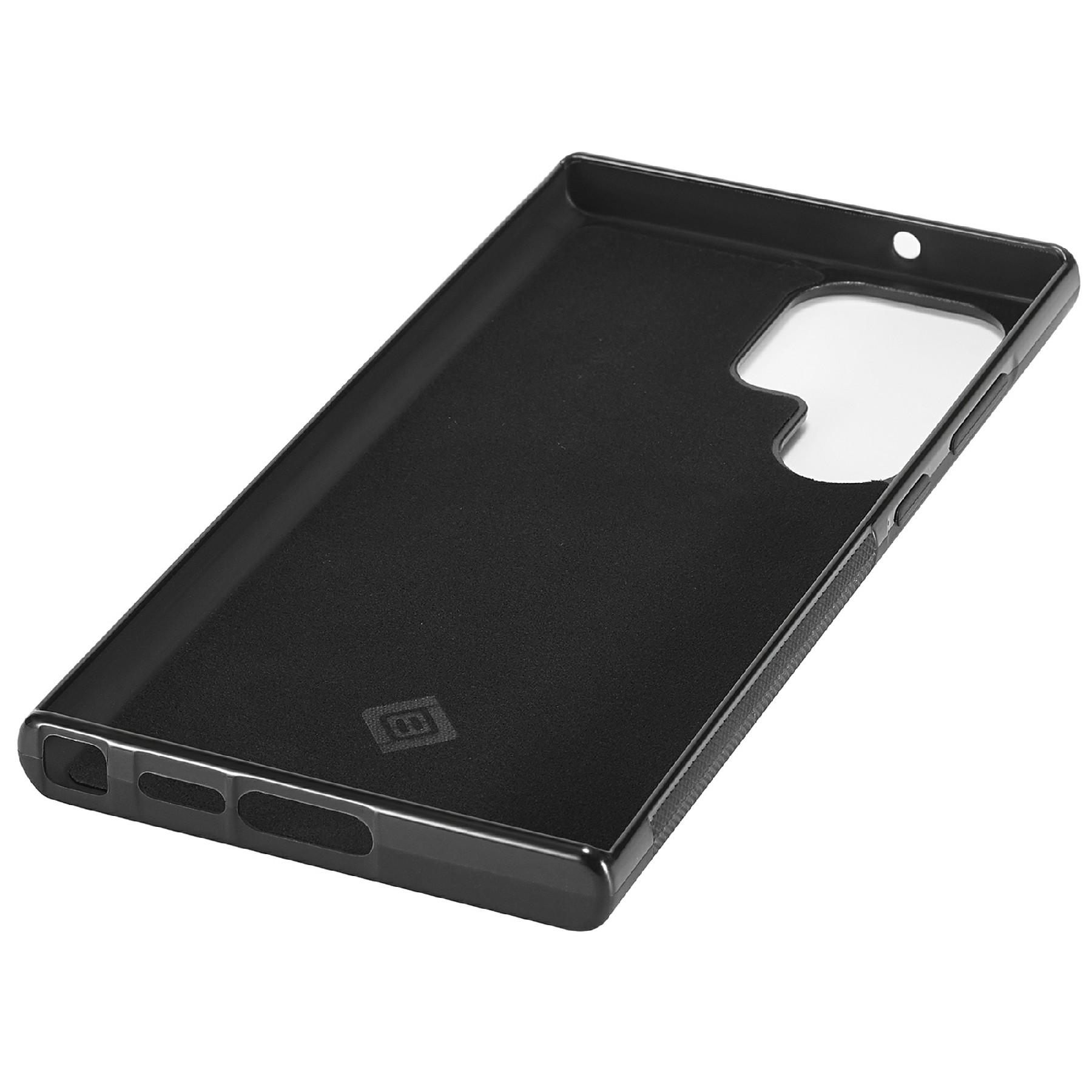 

LC.IMEEKE For Samsung Galaxy S25 Ultra Case Carbon Fiber Texture Leather+TPU+EVA Phone Cover A