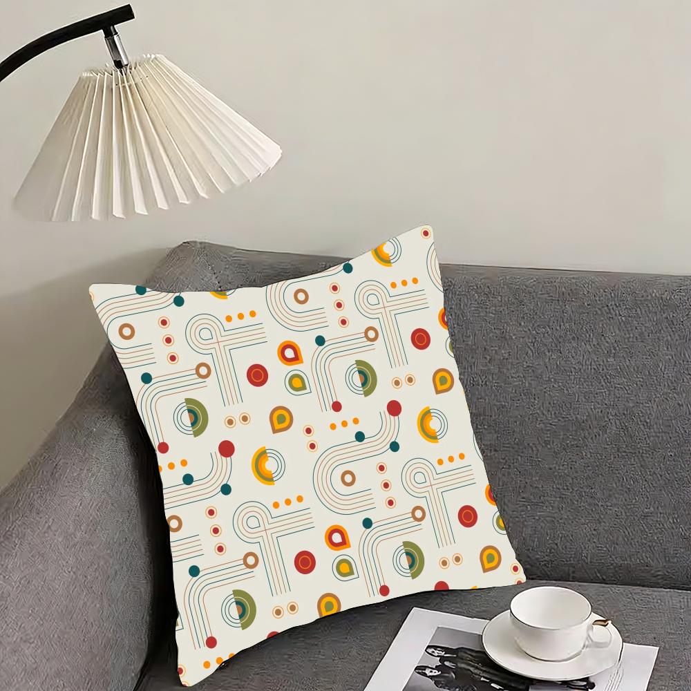 boho plant nordic Cushion Cover Reversible Plush Pillow Cover – For car, sofa, bedroom, perfect as a gift.