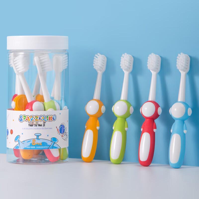 Little Niu Adventure Kids Soft Bristle Toothbrush 8-Pack