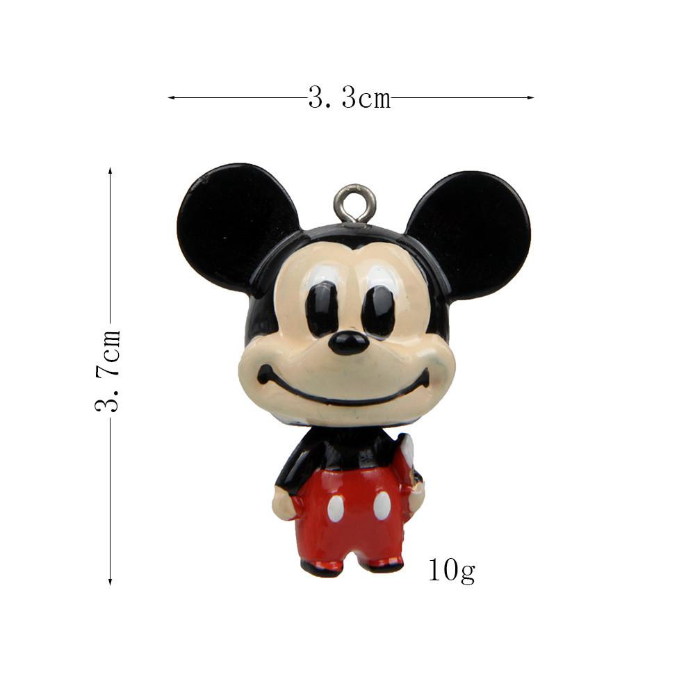 Cap Mickey Mouse Resin Pendant Diy Craft With Keychain Accessories For Gift Giving Mickey White Flag