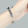 Eagle Bracelet Vintage Rock Punk Bangle Cuff Wristband Open Ended for Men Women Silver Z4113