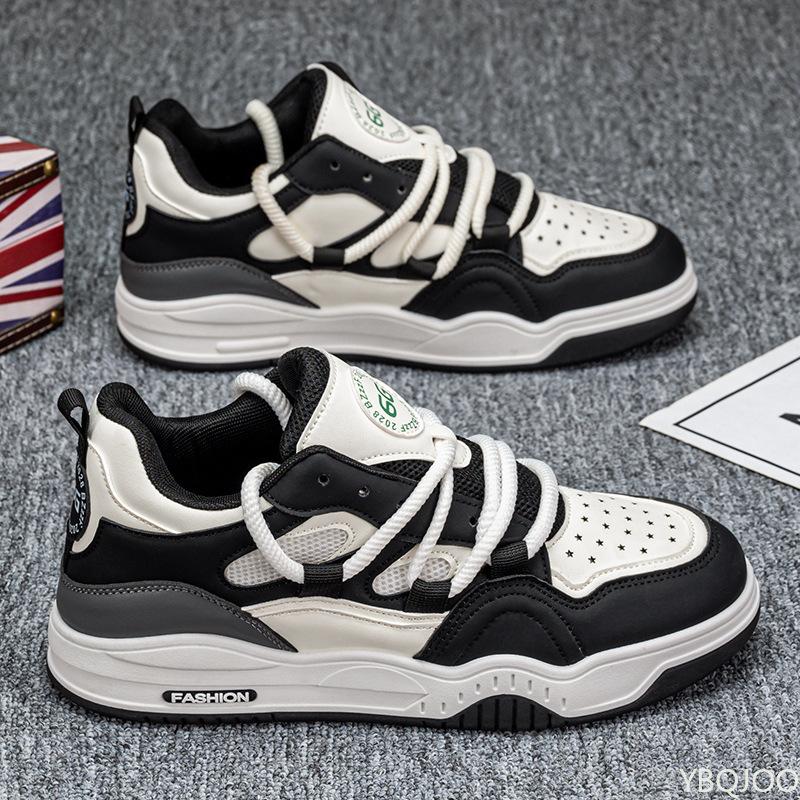 Fashion Spring Autumn Thick soled Height Increasing Low cut Thin Wear resistant Men's Sports Simple Comfortable Casual Shoes