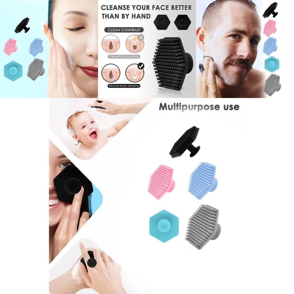 Sanfte Silikon-Gesichtsbürste zum Peelen und Reinigen Perfekt für alle Hauttypen