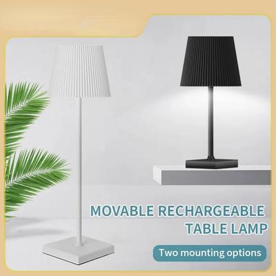 New Modern Stripe Minimalist Table Lamp USB Wireless Charging LED Desk Lamps Touch Bedside Night Light