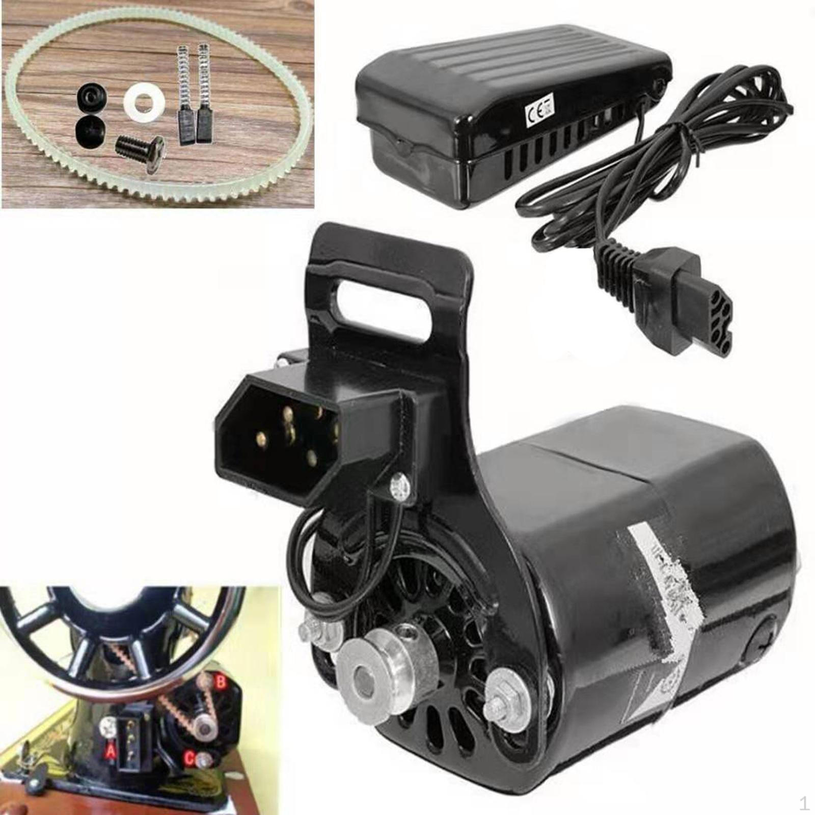 180W Mājas šujmašīnas motors, kājas vadības