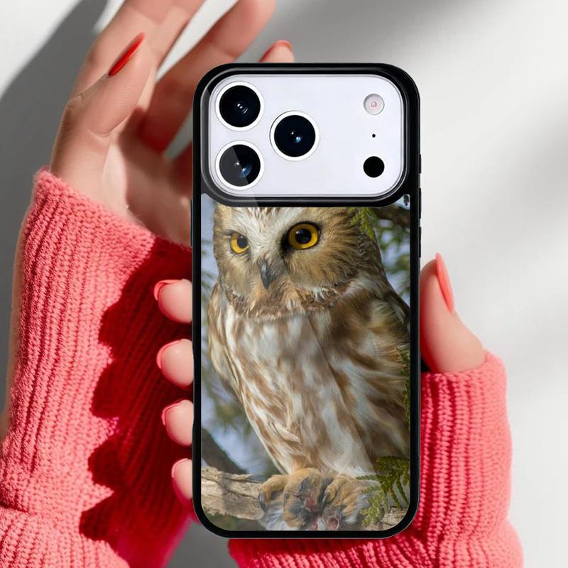 Camouflage Owl soft Phone Case for iPhone 17 16 15 14 13 Pro Max Back Cover for 12 11 Pro Coque