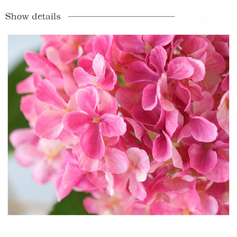 Lifelike Artificial Hydrangea Flowers 66cm Large Flowers Artificial Fake Hydrangeas for Home Decor Floral Arrangements Wedding Bouquets Centerpieces