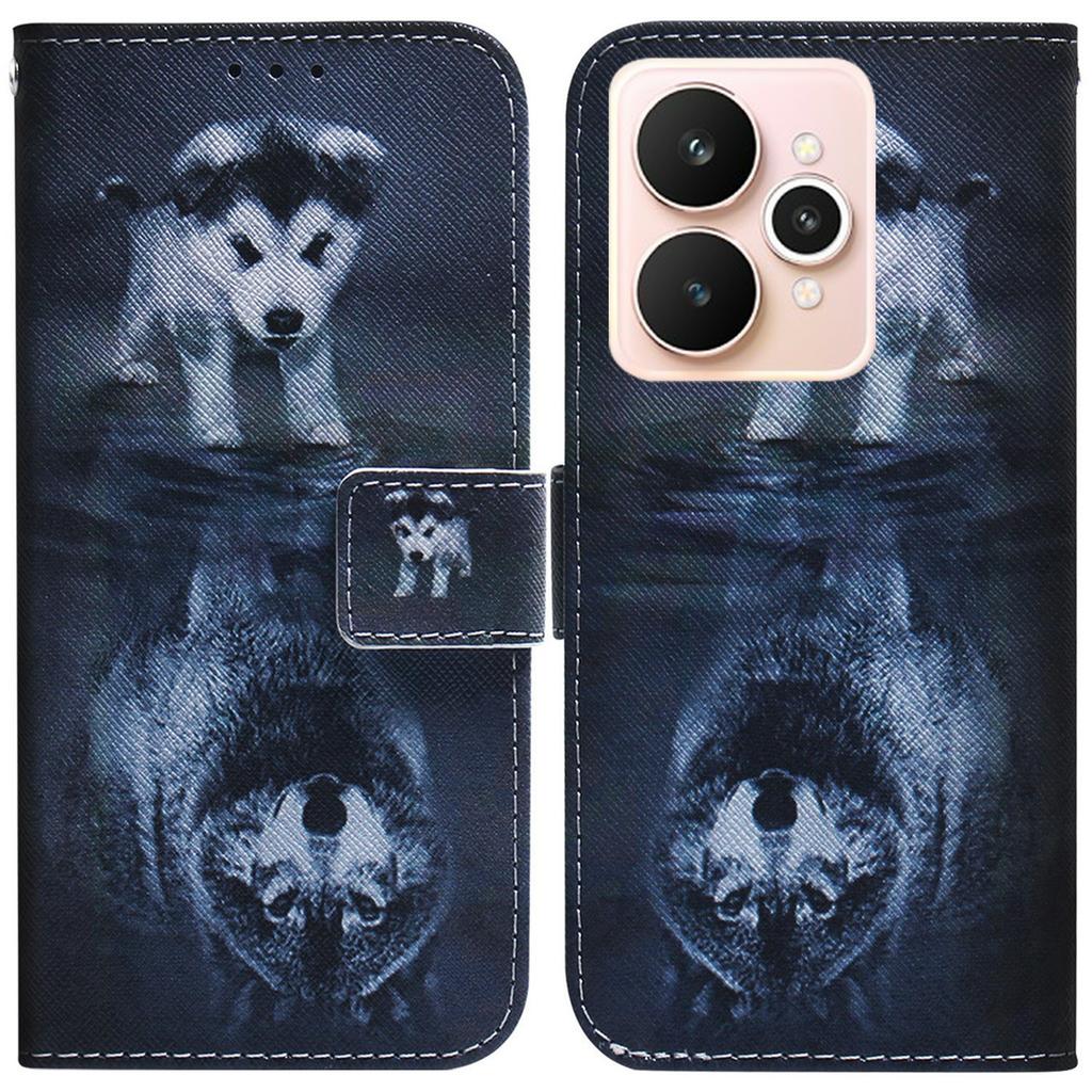 For Realme 15 Pro 5G/15 5G Wallet Case Pattern Print Leather Phone Cover