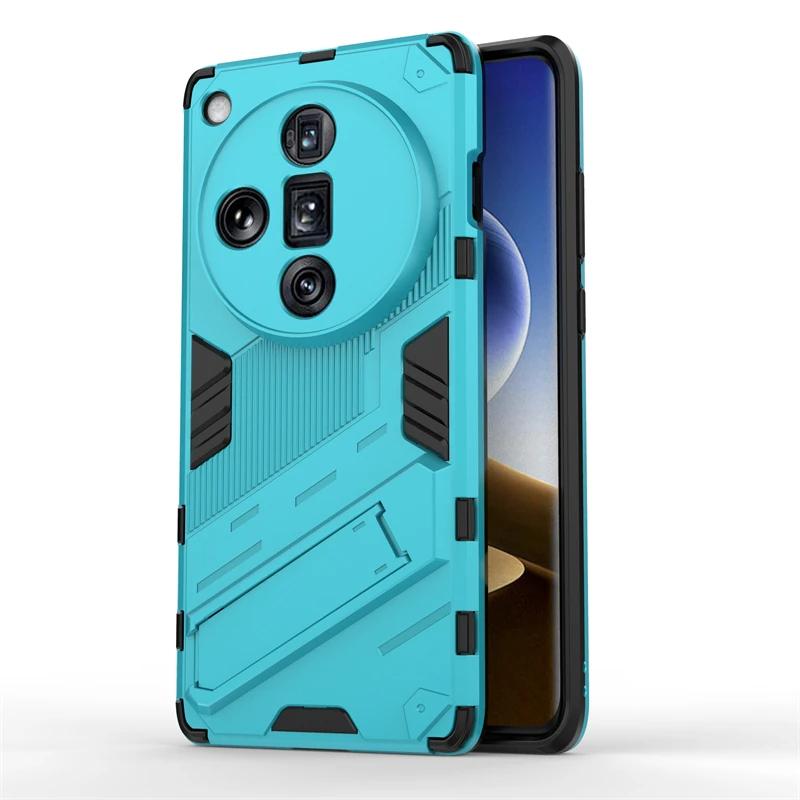 For OPPO Find X7 Ultra X3 X5 Lite X3 Neo X3 X5 X6 X7 Pro Back Cover Shockproof Armor Case Anti-Fall Protect Kickstand Coque