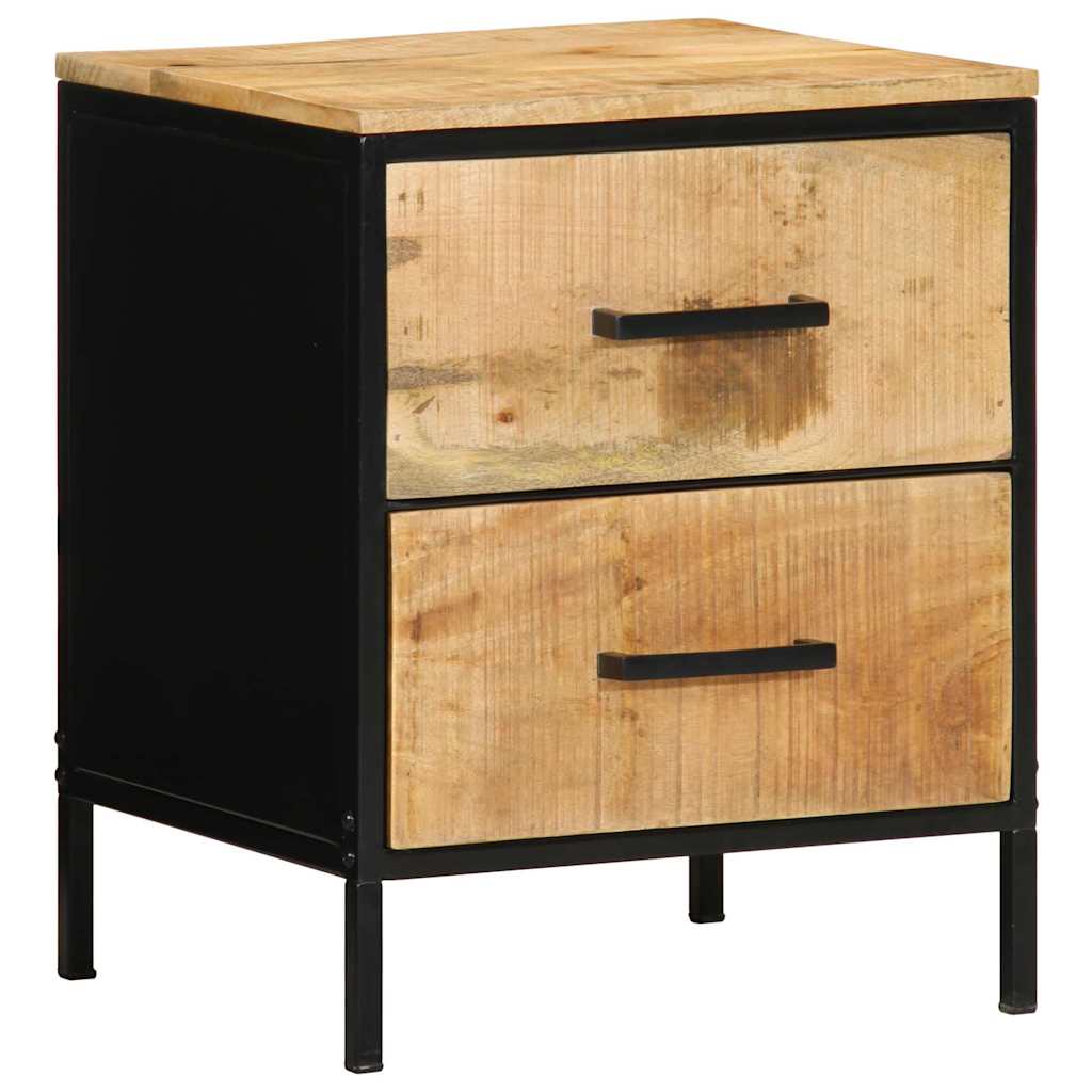 Nightstand Set 2 pcs Brown and Black 40 x 35 x 50 cm
