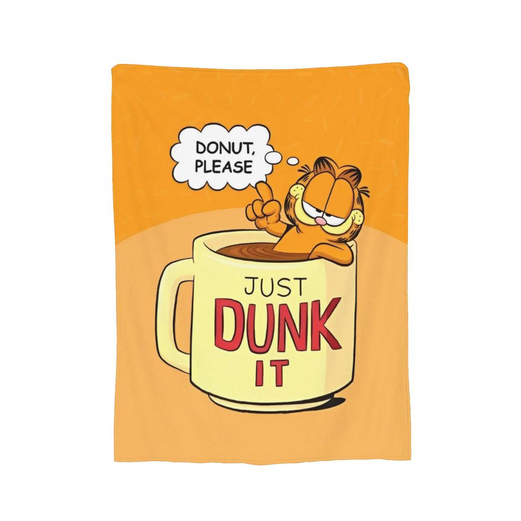 Garfield E Amici Coperta Di Natale Copri Letti Coperte Plaid in Lana Biancheria Da Letto Divano Personalizzati Caldi Ultra-Morbidi Copriletti,