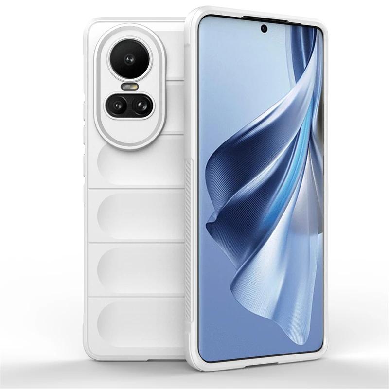 Case For OPPO Reno 10 Pro 5G Back Cover Phone Case Liquid Silicone Anti-fall Shockproof Armor Cases Funda Coque