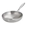 ZISIZ 304 Stainless Steel 3-Piece Wok & Frying Pan Set