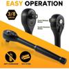 Socket Wrench Set Metric Socket Set And Extension Bar Portable Auto Repair Supplies Quick-Release Mechanic Tool For Electrical