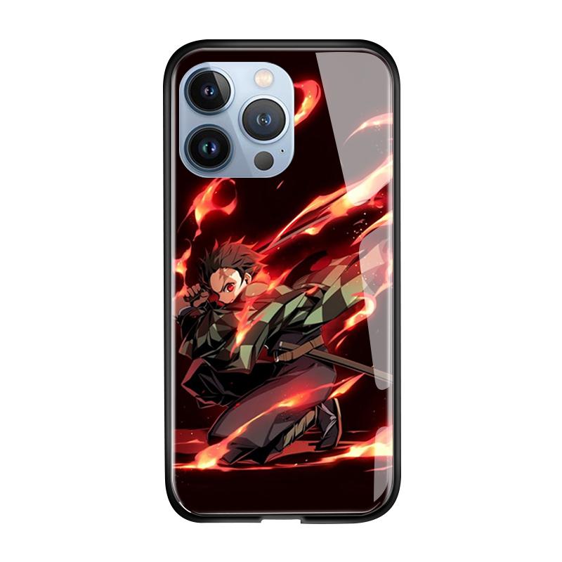 Husă Telefon Sticlă Securizată Pentru iPhone 11 12 13 14 15 16 17 Redmi 10 12 14C Note10 Note14 Xiaomi 11Lite PocoC75 Margine Moale Rezistentă la Șocuri Carcasă Netedă