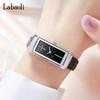 Reloj de Cuarzo Cuadrado para Mujer Laboli Estilo Retro con Correa de Cuero